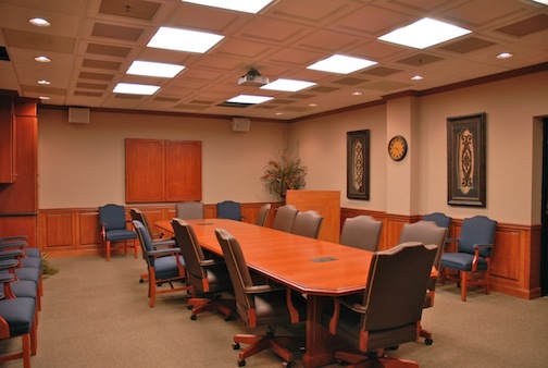 A/V system in conference room