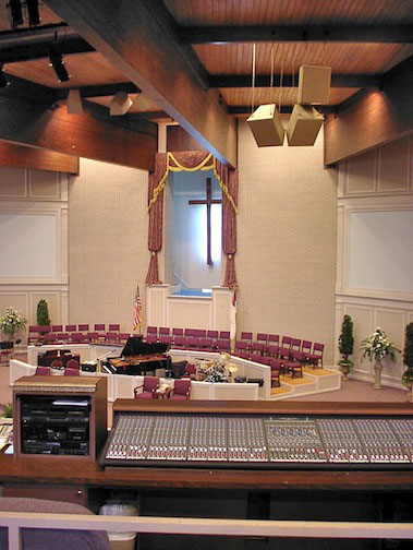 Sanctuary sound, Lighting and Video